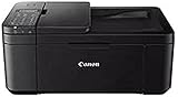 Canon Farbtintenstrahldrucker PIXMA TR4650 Multifunktionsgerät DIN A4 (Scanner, Kopierer, Drucker, Fax, 4800 x 1200 DPI, LCD, WLAN, USB, Apple AirPrint, PIXMA Cloud Link, ADF Duplexdruck) schwarz