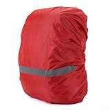 10L 70L Regenschutz für Rucksäcke, wasserdichter Schutz für Camping, Wandern und Radfahren (XS Rot)