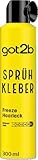 got2b Haarlack Sprüh Kleber Halt 6 (300 ml), 72 h Haarspray für ultra starke Haarstylings, ohne zu verkleben oder auszutrocknen, fixiert bis zur nächsten Haarwäsche