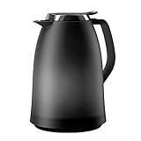 Emsa 514504 Mambo Isolierkanne | 1 Liter | Quick Tip Verschluss | 100% dicht | Hält 12 h heiß /24 h kalt | Anthrazit