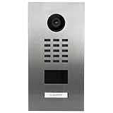 DoorBird D2101V IP Video Türstation, Edelstahl V2A | Video-Türsprechanlage mit 1 Ruftaste, RFID, HD-Video, Bewegungssensor