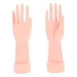 MOKKHNB 2 Stück Hand Schmuckständer für Ringe Handformiger Ringhalter Pe für Schmuckdisplay Vielseitig Einsetzbar für Hochzeits und Modeaccessoires