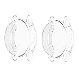 WIIKAI 2 Pack Hülle mit TPU Kompatibel mit Samsung Galaxy watch7 40mm Displayschutz Rundum Schutzhülle Schutz Case.(transparent)