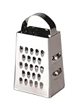 Ibili Mini-Reibe 4-seitig, Edelstahl, silber, 17 x 10 x 7 cm