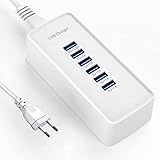 USB-Ladegerät 6-Ports USB-Ladegerät USB-Ladestation für...