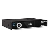 TechniSat DIGIPLUS UHD S - 4K Sat Receiver mit Twin Tuner (DVB-S/DVB-S2, App Steuerung, PVR Aufnahmefunktion, WLAN, LAN, CI+, USB) schwarz, 22.00 x 4.00 x 17.50 cm