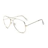 ALWAYSUV klassische Brille Metallgestell Brillenfassung...