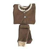 IQYU Baby Gewand Jungen Kinder Kleinkind Kinder Jungen Mädchen Cartoon winter Polyester Mantel Kleidung Anzug Strand Mit Kapuze Robe Bademäntel Schlafanzug Teenager Jungen (Coffee, 0-6 Months)