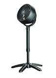 Vornado 683 Standventilator - Standlüfter Höhenverstellbar 42W mit 3 Stufen - Flüsterleise - Schwarz - 23m Reichweite