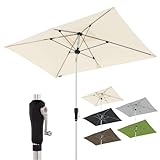 Doppler Sonnenschirm für den Garten SL-AZ Auto Tilt 220x140...