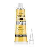 LOCBONDSO Reifenkleber,Reifen Gummi Kleber,Gummikleber Schwarz,Wasserdicht Temperaturbeständig Schnelle Reparatur Von Rissen, Löchern und Abblättern Verschiedener Reifengummis 50g