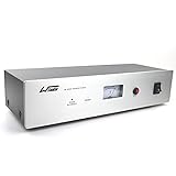 WAudio HiFi Netzfilter W-6000S, 7 Mehrfach Steckdosen mit Spannungsmesser, Überspannungsschutz und Phasenlicht (Silber)