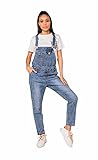 Nina Carter Damen Latzhose Jeasns Boyfriend Denim Overall...