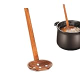 Japanischer Suppenlöffel, Haushaltslöffel, langer Griff, Holzlöffel zum , Mischen, Rühren