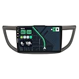 KECONSING [6G+128G] IPS 10.1' Android 14 Autoradio Für Honda CRV 2012-2016 mit navi Octa Core-[Eingebauter 4G LTE/DAB+/CarPlay/Android Auto/DSP/Mirror Link/GPS Navi/Bluetooth 5.0/HDMI