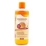 S-Pro - Orangenölreiniger fettlöser Konzentrat 500ml Flasche - Schonender Orangenreiniger hochkonzentriert mit frischem Orangenduft - Allzweckreiniger Reinigungsmittel für Haushalt, Küche & Bad