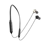 MERRYHAPY Kabelloser in Ear Nackenbügel Ohrhörer Funk 5.0 Sport Headset mit Bass und Geräuschunterdrückung für Laufen Training und Reisen