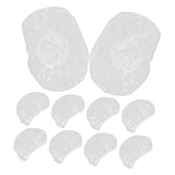 GRIRIW 10 Stück Teiliges Einweg Rucksack Regenschutz Transparent Outdoor Schulranzen Schutz Hülle Leicht Tragbar Für Schüler Camping Wandern