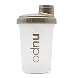 NUPO® Fitness Shaker Proteinshake [500 ml - transparent] - Erstklassige Mischfunktion mit Mischkugel & BPA frei - Eiweiß Shaker - Proteinshake Shaker - Whey Shaker - Shaker Flasche - Gym Shaker