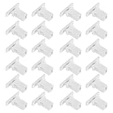 TOYANDONA 40 Stück Mülltonnenverschluss Ersatzteile aus Robustem Kunststoff Weiß Stabile Push-typ Verschlussclips für Abfalleimer Deckel Geruchsblocker Vielseitig Passend für Küchen