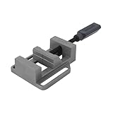 wolfcraft Schraubstock Simplex 60 – Hochleistungs-Spannstock mit horizontalen & vertikalen V-Nuten | Ideales Schraubstock für Rundmaterial & kleine Werkstücke - 3412099