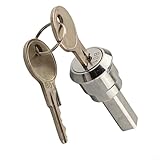 Niceminiwall Werkzeugkastenschloss aus Edelstahl für Schubladenschrank, Sicherheit mit Druckguss- und Stahlkonstruktion, Silber-Finish