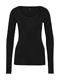 ONLY Damen Longsleeve Onllive Love Life Basic Damen-Shirt...