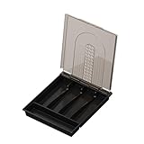 XAGMODSHN Praktische Besteck-Aufbewahrungsbox mit Deckel, Küchenbesteck-Organisationsbehälter zur Aufbewahrung und zum Tragen