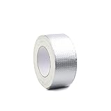 Butyl Tape Waterproof Tape 100 mm x 10 m x 1.2 mm (D) Butyl Sealing Tape Aluminium Foil Self-Adhesive Repair Tape for Sealing and Fixing Leaks BOMEI PACK (5cm(W) x5M(L) x1.2mm(T))