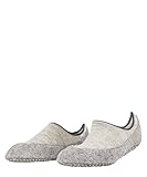 FALKE Damen Hausschuh-Socken Cosyshoe Invisible W HP Wolle rutschhemmende Noppen 1 Paar, Grau (Light Grey Melange 3204), 39-40