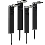 OUSFOT Solarstrahler für außen Garten [4 Stück] IP65...