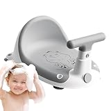 Baby-Badewannensitz, Babysitz – ergonomischer Duschhocker für die | multifunktional, unentbehrlich, kein Verrutschen des niedlichen Motorrads für Kleinkinder