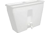 Varile Wasserspender Weiß für Camping, Garage & Kleingarten | BPA-Frei | Handwascher, Rukomojnik (17L)