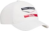 Tommy Hilfiger Unisex Cap TH X Cadillac F1 Chevron mit Branding, Weiß (Optic White), Einheitsgröße