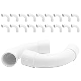 TETEWEVER 20 Stück Rohrbogen M20 PVC Rohr Steckbogen für...