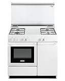 SEW8540NEDM – Gasherd mit Elektroofen, 4 Brenner, weiß, Energieeffizienzklasse A