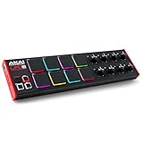 AKAI Professional LPD8 – USB MIDI Controller mit 8 responsiven MPC Drum Pads für Mac und PC, 8 zuweisbaren Drehreglern und Musikproduktionssoftware