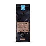 by Amazon Espresso Crema Kaffeebohnen, Leichte Röstung, 1 kg, 2 Packungen mit 500 g – Rainforest Alliance-Zertifizierung (Früher Marke Happy Belly)