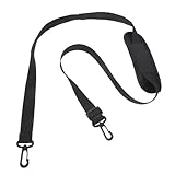 Didiseaon Bag Straps taschengürtel Schultergurt für Aktentaschen Riemen für Reisetasche Riemenpolster Gepäck Riemen der Umhängetasche Schulterpolster für Taschengurt Nylon Black