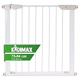 KIDIMAX Treppenschutzgitter 75-84 cm, ohne Bohren,...