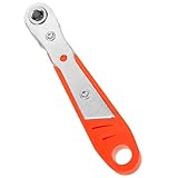 SOLUSTRE Kleiner Ratschenschlüssel L Förmig 36 Zahn Ratschenwerkzeug für Beengte Bereiche Bidirektional Robustes Material Bremsenreparatur und Präzise Schraubarbeiten