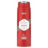 Old Spice Original 3-in-1 Duschgel & Shampoo für Männer (250 ml), Körper-Haar-Gesichtsreinigung Männer, lang anhaltend Frisch