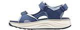 JOYA Komodo Blue, Outdoor-Sandalen für Damen aus Leder und Mesh, Blau, 39