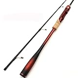 ZGYOZMNG 1,83 m Angelrute, solide Spitzen, Casting-/Spinn-Angelrute, Hartcarbon-Rute, tragbare Reiserute, 4–28 g, Forellenrute (Spinnrute 1,83 m) (Casting Rod 1,83 m)