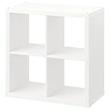 Ikea Kallax Regal, Bücherregal, Wandregal, Raumteiler in weiß (77 x 77 cm)