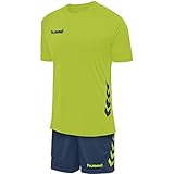 hummel Herren Trikotset Promo Duo 205872 Lime Punch/Dark Denim M