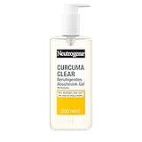Neutrogena Curcuma Clear Gesichtsreinigung, Beruhigendes 3-in-1 Abschmink-Gel, Make-up Entferner, 200ml