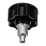 PAMINGONO Ersatz Zugknopf für Heimtrainer Drehbarer Kugelgriff aus Abs Passend für Verschiedene Fitnessgeräte Zubehör Einfache Montage Schwarz