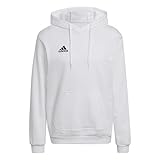 adidas Herren Entrada 22 Sweat Kapuzenpullover, white/black, XL