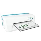 WHIPIN DIY-Stanz- und Prägemaschine, elektrische A4-Prägemaschine mit rutschfesten Füßen, Scrapbooking-Starterset mit 3 Prägeplatten, Tischgröße 22 × 32 cm, für Kartenherstellung, Scrapbooking